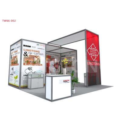 China customized exhibition booth /display stand/fair booth 6*6 for sale