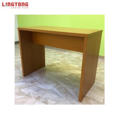 China Exhibition Stands Removable Lingtong U Shape Wooden Table Furniture Desk For Exhibition Booth And Indoor Shop for sale