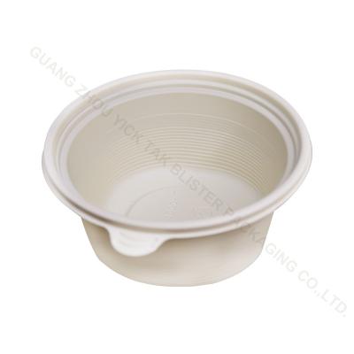 China Biodegradable Cornstarch PLA Cornstarch Lunch Container for sale