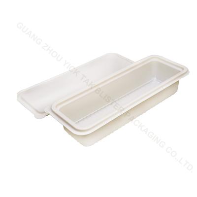 China Good Quality Cornstarch Plastic Tray Thermoforming Blister Food Packaging Pet Fruit for sale