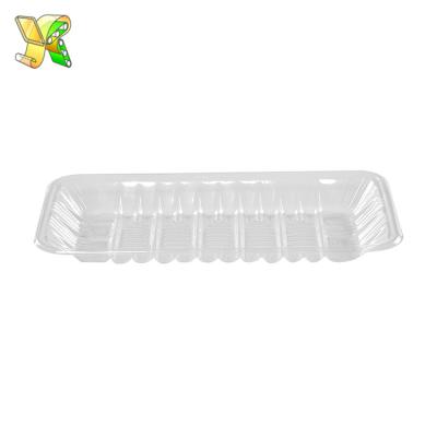 China Disposable Food Grade Plastic Food Grade Sushi Container Food Fruit Packing Container Sushi Tray Container for sale