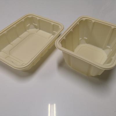 China Recyclable Disposable Cornstarch Salad Bowl With Lid for sale