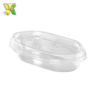 China Disposable Plastic oval salad bowl oval disposable plastic salad bowl for sale