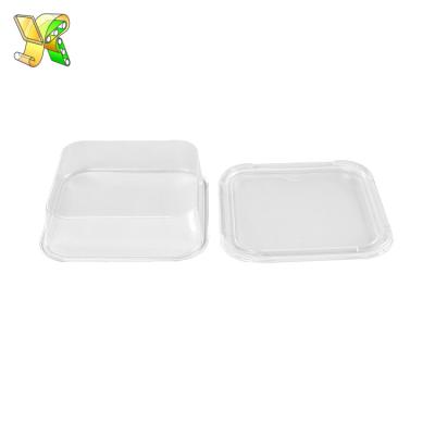 China Disposable hot frozen food pp plastic box takeaway food package box food container box for sale