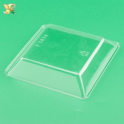 China Disposable Plastic PET Disposable Fruit Salad Container Take Away Food Container for sale