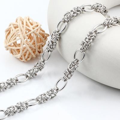 China New Fashion Diy Jewelry Egg Loop Chain Stainless Steel Hip Hop Personalized Necklace Environmentally Friendly Smooth Bracelet With Chain for sale