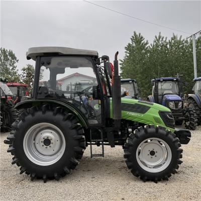 China Farms Deutz-Fahrenheit Tractor With Loader And Backhoe 4WD Diesel Engine Farm Agricultural Tractor In Used for sale