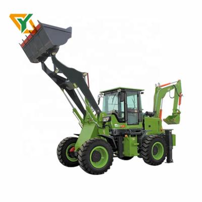 China Farms Mini Excavator Loader Backhoe Loader With Price Wheel Mini Backhoe Loader for sale