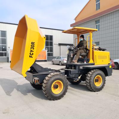 China Construction Material Shops Hydraulic Type Site Dumper Dumper Truck With Hydraulic Bucket for sale