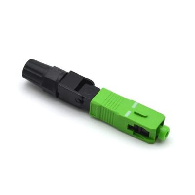 China FC LC 50mm Field Wireable Connector , FTTH Fiber Optic SC Connector Termination for sale