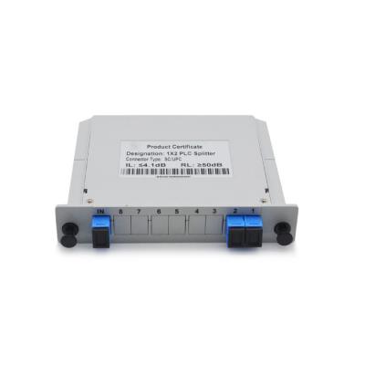 China 1 * 2 Slot Box Fiber Optic Splitter , Rack Mounted Optical Beam Splitter For HTTP for sale