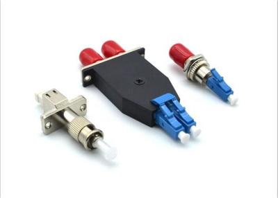 China FTTH Switching SF - LC Fiber Optic Attenuator Media Converter Adapter Attenuator for sale