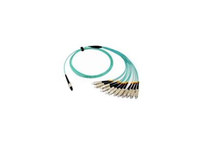 China High Density SC MPO MTP Patch Cord 10G OM3 Multimode Fiber Optic Cable for sale