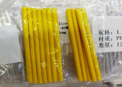 China Fusion Splice Protector Sleeve , Heat Shrink Tubing Yellow Flame Retardant for sale