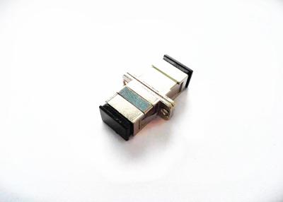 China Metal Material SC PC Fiber Optic Adapter Multi mode For FTTH Applications Simplex for sale