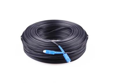 China Indoor Outdoor Fiber Optic Cable , G657A LSZH 12 Core Figure 8 Fiber Optic Cable for sale