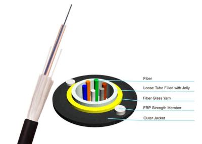 China G.652 Figure 8 Single Mode Fiber Patch Cables 2 4 8 12 24 Core For Communications for sale