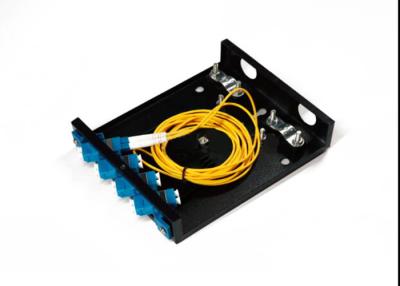 China LC FC SC 4 Port Fiber Optic Distribution Frame ODF 8 Port Black Terminal Box ODF for sale