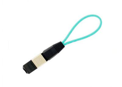 China Single Mode Waterproof MPO MTP Patch Cord OM3 Multimode Fiber Optic Loopback for sale