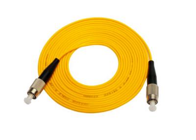 China Simplex FC Fiber Optic Patch Cord Indoor Duplex Optical Jumper Single Mode for sale