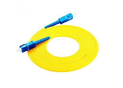 China SC Single Mode Fiber Optical Patch Cord LC ST FC Optical Jumper MM Waterproof for sale