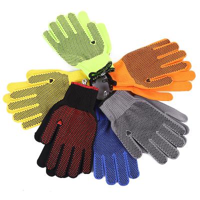 China Safety Nylon PVC Dotted Gloves Size 10 Super Abrasion Resistance Good Quality Working Dotted Gloves for sale