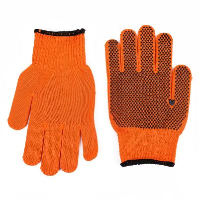 China Safety Nylon PVC Dotted Gloves Big Size Factory Price Manufacturing Wholesale Construction PVC Dotted Gloves for sale