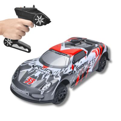 China 2022 New Arrival Battery Operated Car Toys Remote Control RC Model Car Toys Car Racing Fast Off Road Vehicle With Special LED for sale