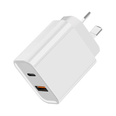 China UniversalÂ   20W SAA Au AC Wall Power USB A+C Charger for sale