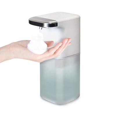 China Foam Soap Dispenser 500ml Table Batteries Power Automatic Hand Top Free Sanitizer Dispense IR Infrared Sensor Touchless Foaming Soap Dispenser for sale