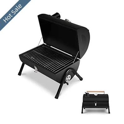 China China Supplier Easily Assembled Golden Picnic Cooking Grill Campfire Charcoal BBQ Smokeless Grills for sale