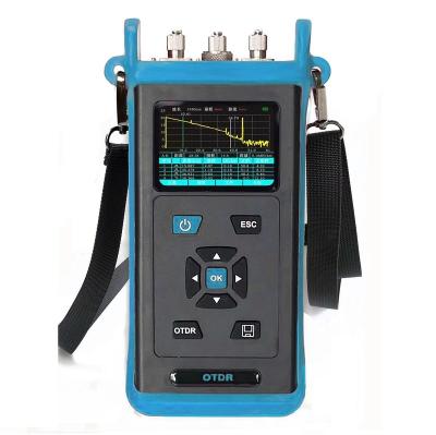 China FTTH 1550nm reflectometer otdr 60km otdr precio with OPM and VFL inside test distance 60km rechargeable batteries for sale