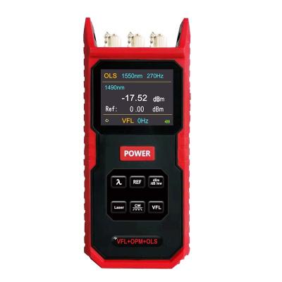 China Promotional Mix Fiber Optic Cable Tester With OLS And VFL Match -70~+26dBm Special SM MM 10mW 20mW TWH-W2020 for sale