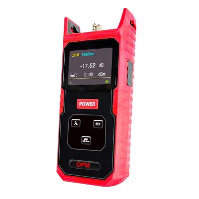 China Mini Handheld Electricity Meter Fiber Optic Tester 2 Color Display in 1 -70~26dBm with Customized Storage Function TWH-G2010 for sale