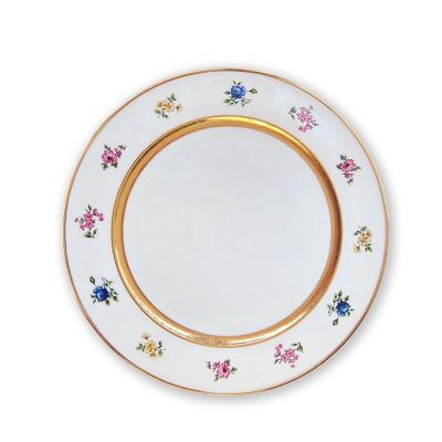 China Viable Wholesale High Quality Western Style Porcelain Dish Customized High Hard Dinner Set for sale