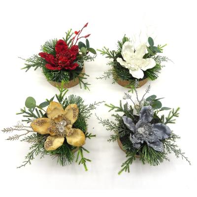 China Creative Christmast ornament simulation plant potting decoration decoration manufacturers directly supply artificial flower simulation for sale