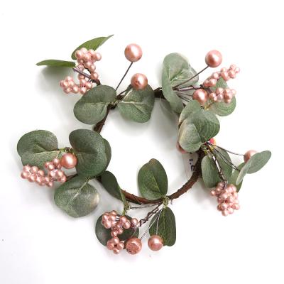 China Artificial Flower Home Indoor Door Wreath Christmas Greenery Furniture Decoration Wall Christmast Ornament Scene Hanging Wreath for sale