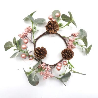 China Christmast Ornament Artificial Christmas Magnolia Leaf Garlands for Front Door for sale