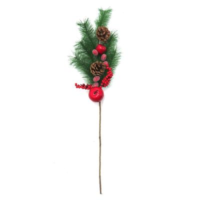 China Christmast Ornament Artificial Christmas Flower With Powder Christmas Tree Decoration for sale