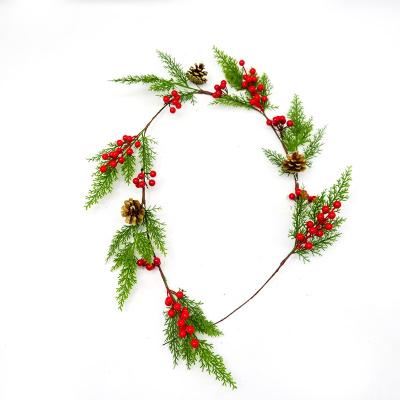 China Christmast Ornament Christmas Decoration Artificial Christmas Party Garlands and Wreaths for sale