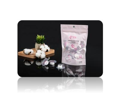 China Defect Damage Clear Skin Care Natural White Compressed Face Mask Sheet Nonwoven Dry Mask for sale