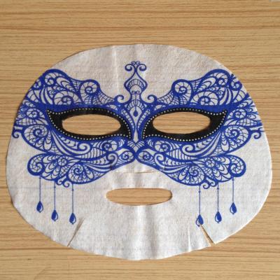 China Bio Cellulose Face Mask Printing Flaw Pattern Raw Material Cotton Cloth Non-Release Tissue Paper Non-Release Bio Cellulose Facial Dry Woven Fabric For Face Mask Sheet for sale