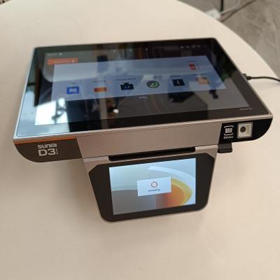 China Sunmi D3mini Android Desktop POS Terminal Touchscreen Com Bateria de 2600mAh à venda