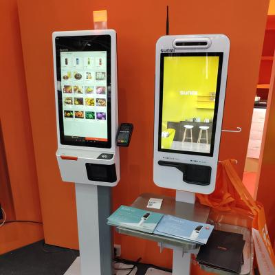 China Selbstbedienung Zahlung Kiosk Wandmontierte 80mm Wärmedrucker mit Autoschneider zu verkaufen