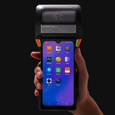 China Android 11 Cortex-A53 Octa Core Portable POS Machine With Customization for sale