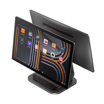 China 15.6 FHD Doppelschirm-POS-System Android 13 NFC-Desktop-POS-Maschine zu verkaufen