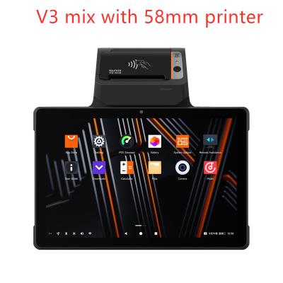 China All In One 10.1 Inch Tablet POS System Android 13 With 80mm Thermal Printer for sale