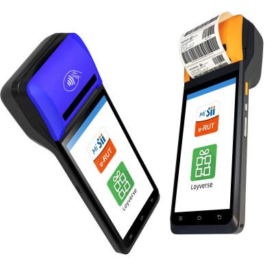 China NFC 5,5 Zoll Handheld Pos Machine mit Android 13 und individuellem Logo zu verkaufen