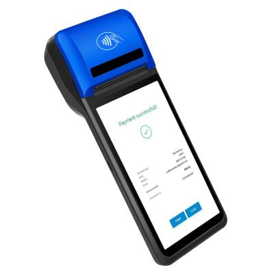 China Máquina terminal portátil de 6 polegadas Smart Android POS Sistema de pagamento Android 13 POS à venda