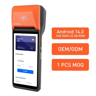 中国 オールインワン POS アンドロイド バッテリー 3.8V 6400mAh 7.6V 3200mAh リテール POS 端末 3GB RAM 32GB ROM 端末 POS 販売のため